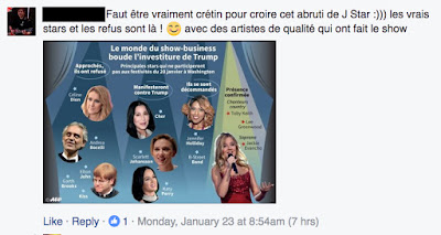 Une nouvelle star à l’investiture de Donald Trump ? commentaire Facebook