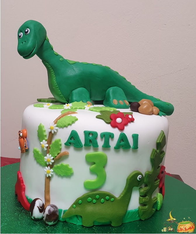 Tarta Dinosaurio