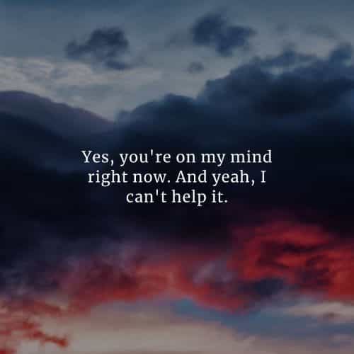 Your on my mind quotes