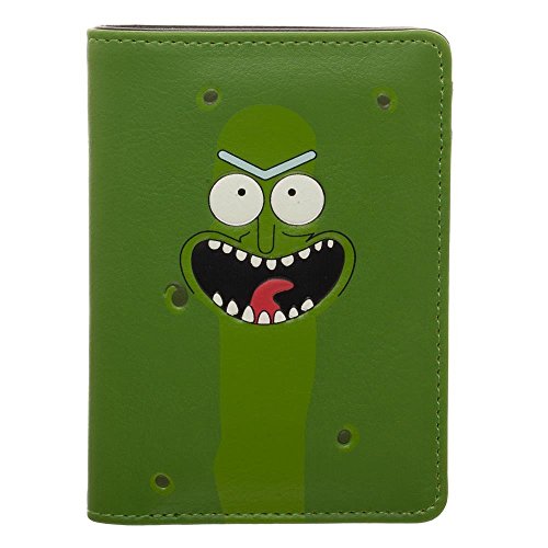 Rick and Morty Pickle Rick Vertical Bi-Fold Wallet 2019 - ââ wallets