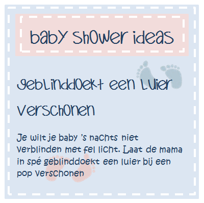 Fonkelnieuw Van Fa: 13 babyshower ideeën HD-86