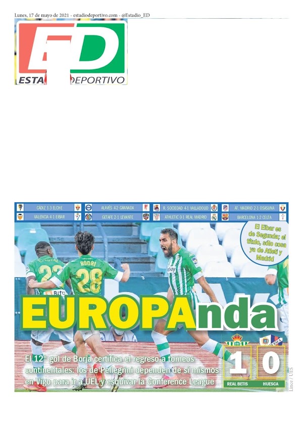 Betis, Estadio Deportivo: "EUROPAnda"