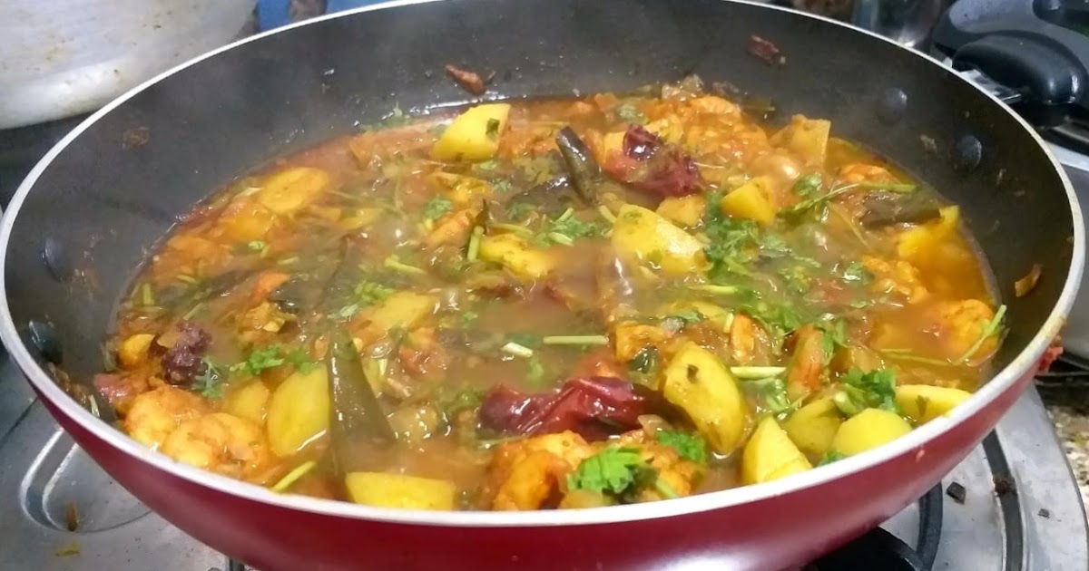 Prawns Patia (Kolminopatio)