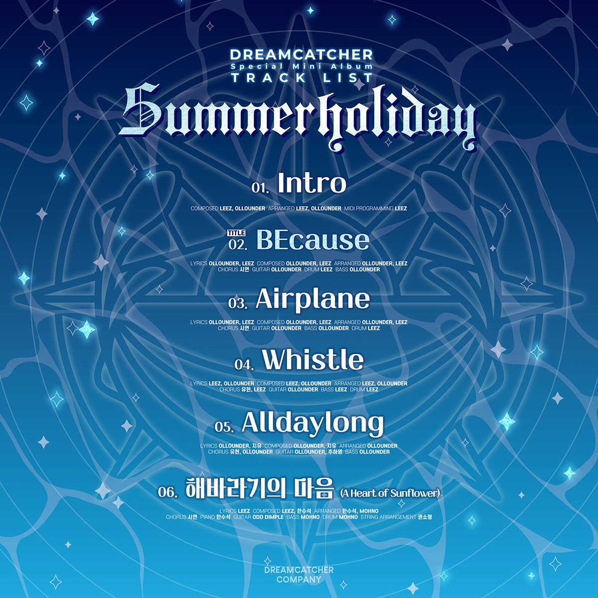 DREAMCATCHER hace comeback con BEcause en Summer Holiday - BA NA NA