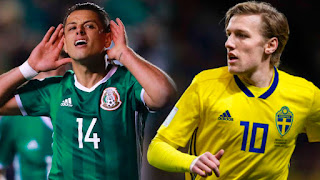 México vs Suecia en Copa Mundial Rusia 2018