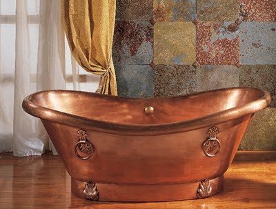 Decoración de interiores: Diseño para el Baño en Cobre por Ago