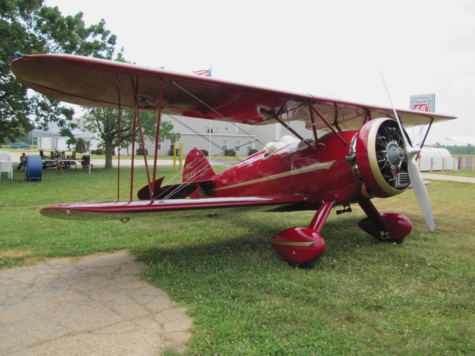 The Aero Experience Waco RNF at the Waco Club FlyIn at Creve Coeur