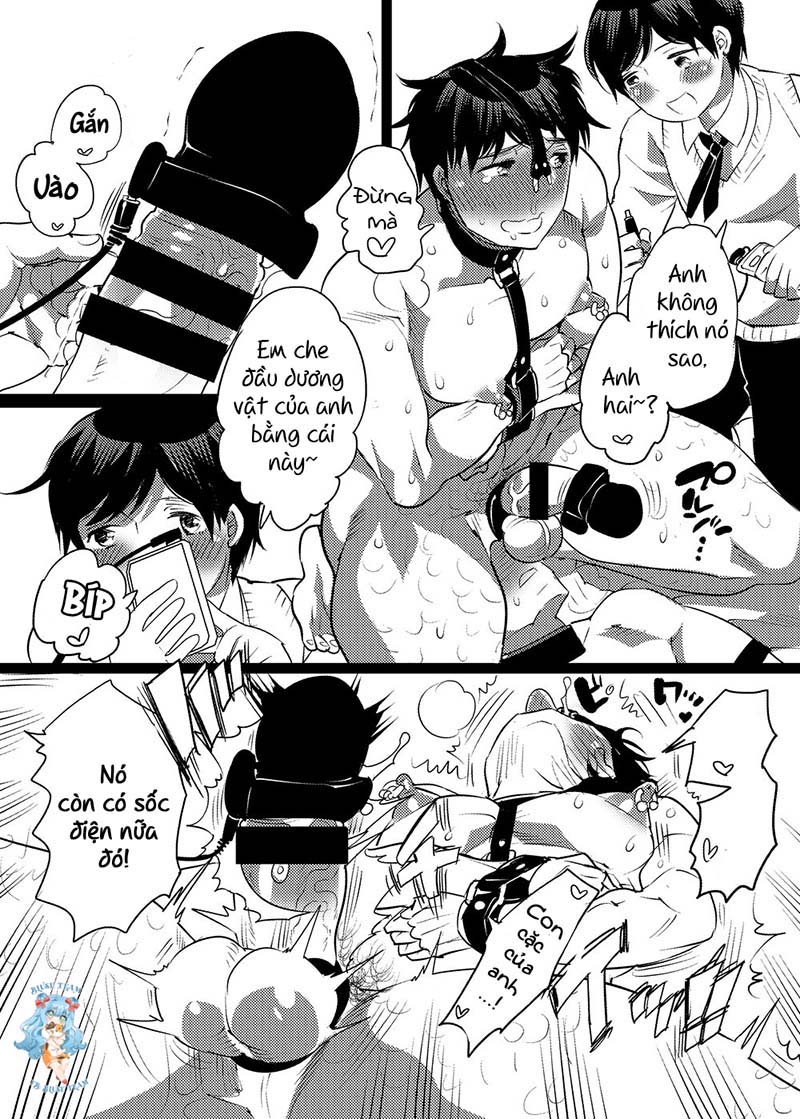 Đọc truyện Tổng Hợp Oneshot Boylove 18+ - Chapter 3.2 - [HONEY QP (Inochi Wazuka)] M Dorei no Onii-chan ni natte shimaimashita (Ato)