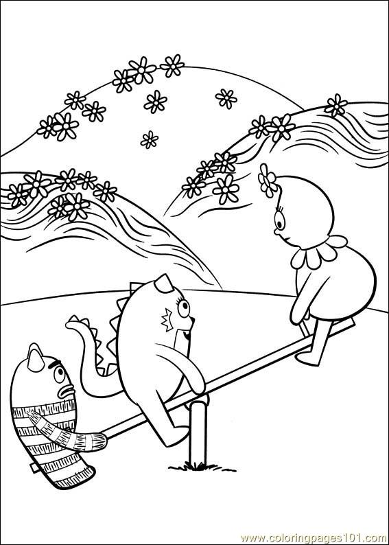 gabba gabba coloring pages - photo #47