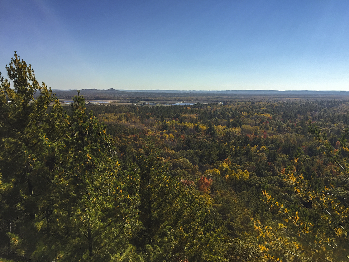 View from the Castle Mound Overlook