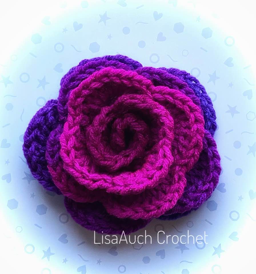 How to Crochet a 3d Rose Crochet Rose Flower FREE Pattern