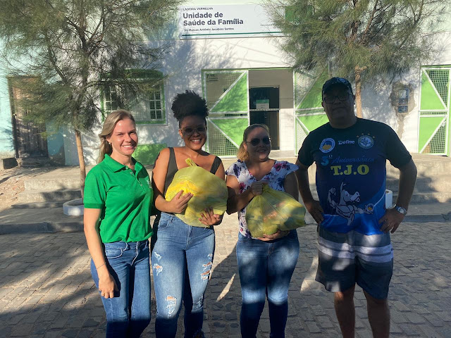 Presidente da Torcida Jegue de Ouro promove ação social no bairro Ladeira Vermelha