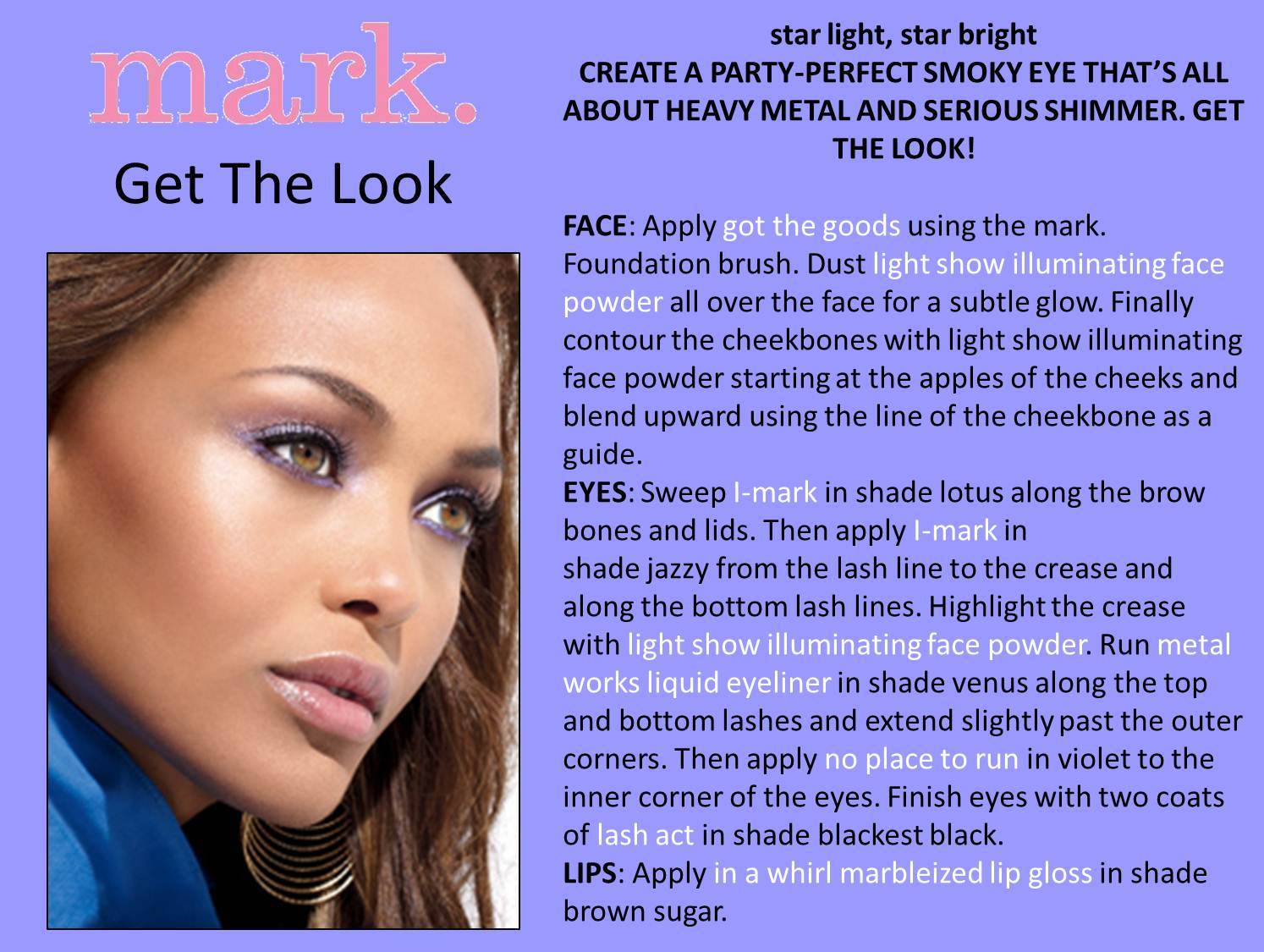 Erica's Fashion & Beauty Get The Look Star Light, Star Bright(00)