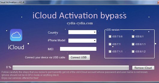 icloud activation bypass tool version 1.4 exe
