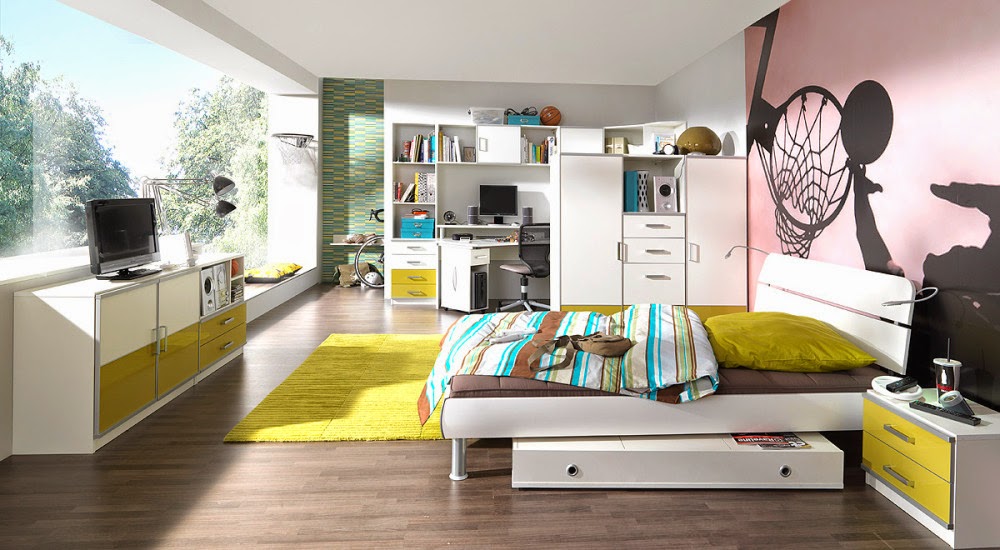 Cuartos juveniles para chicos modernos - Colores en Casa