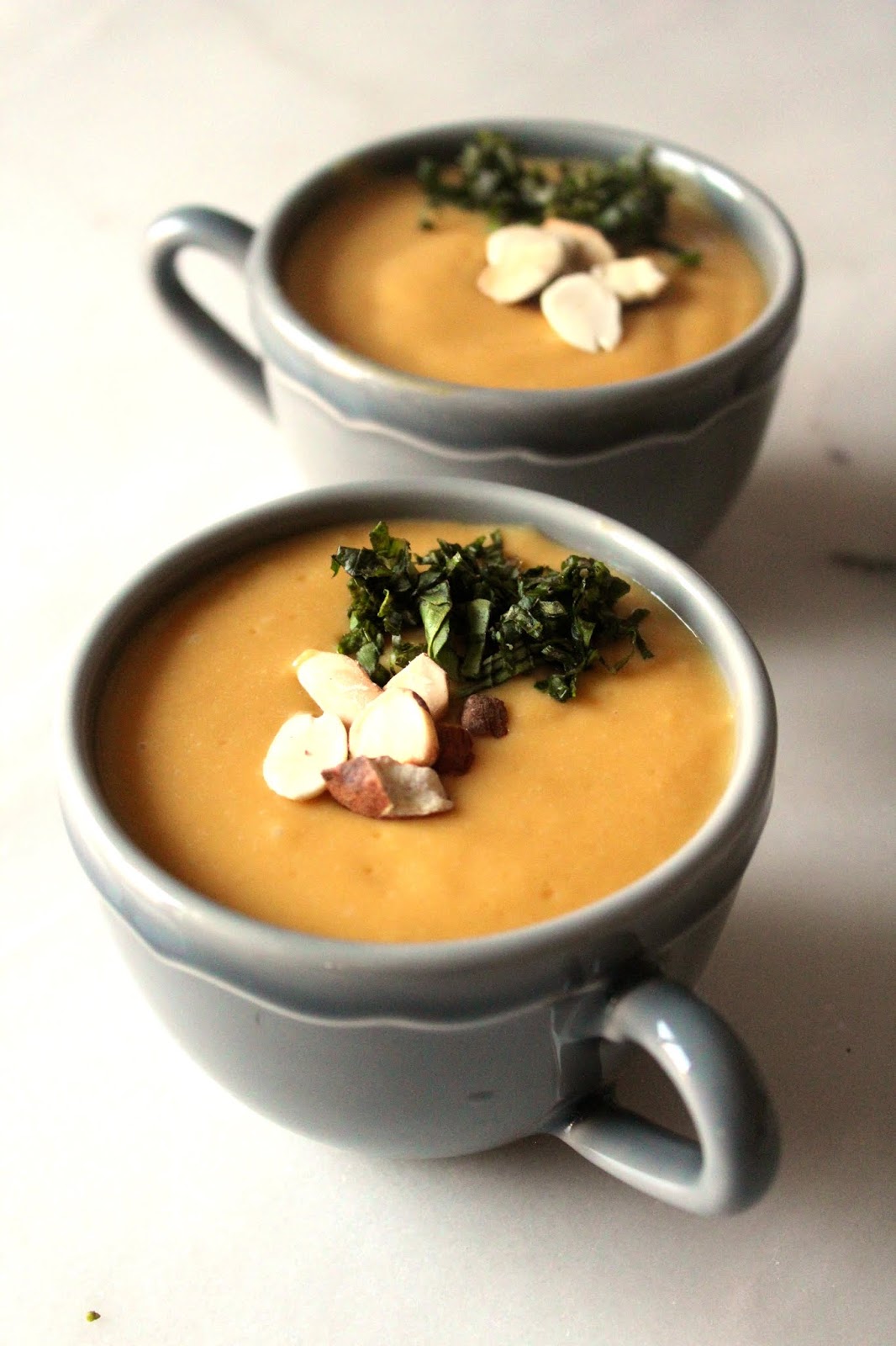 Sopa Fria de Cenoura e Pêssego