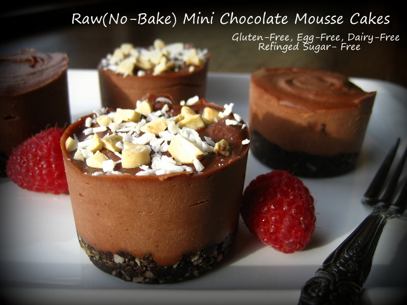 Home Cooking In Montana Raw Mini Chocolate Mousse Cakes/"Cheesecakes