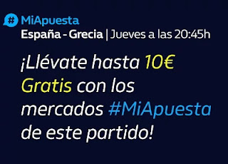 William hill Promo España vs Grecia 25-3-2021 William hill Promo España vs Grecia 25-3-2021