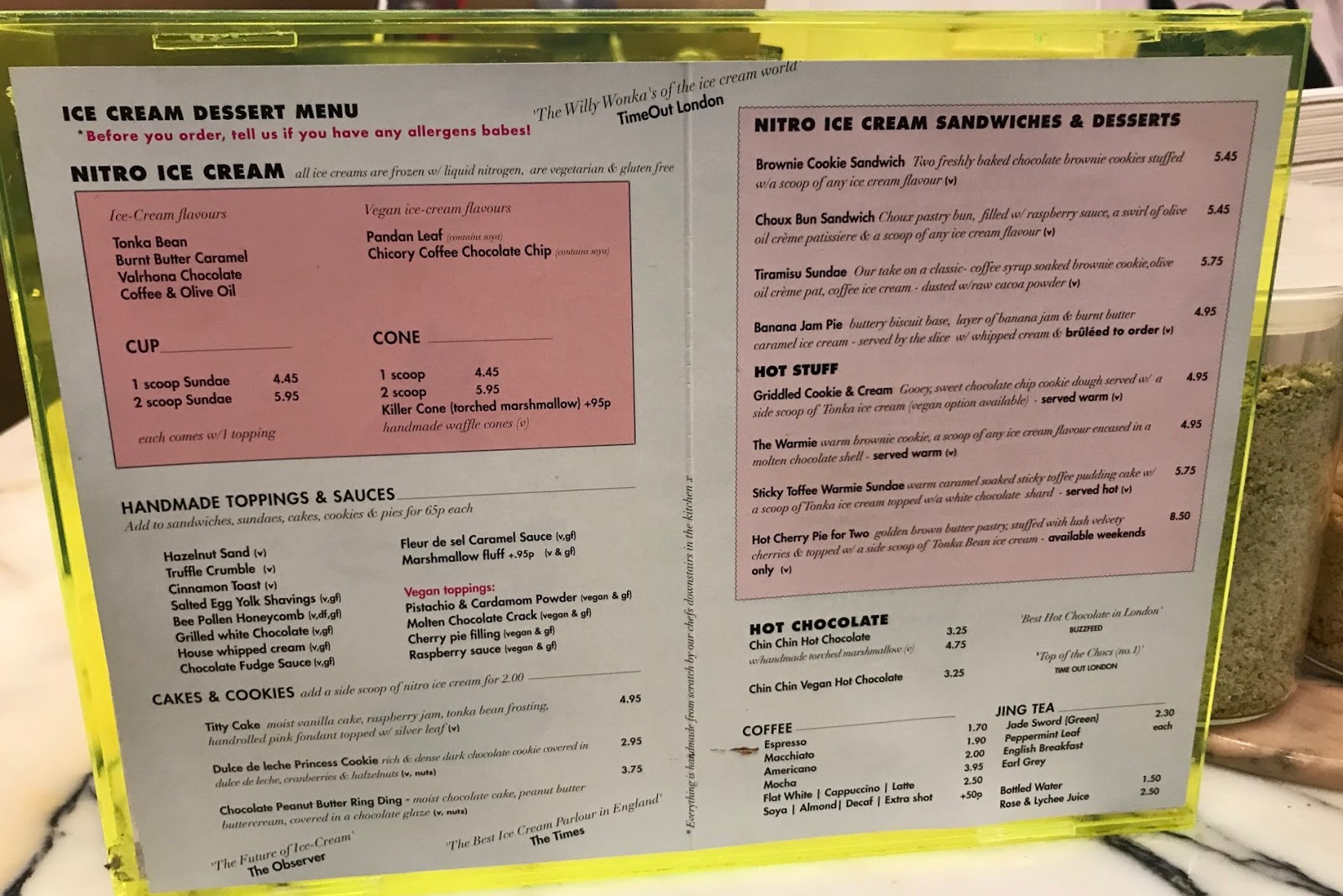 [London, Soho] Chin Chin Dessert Club The Chin Chin Hot Chocolate