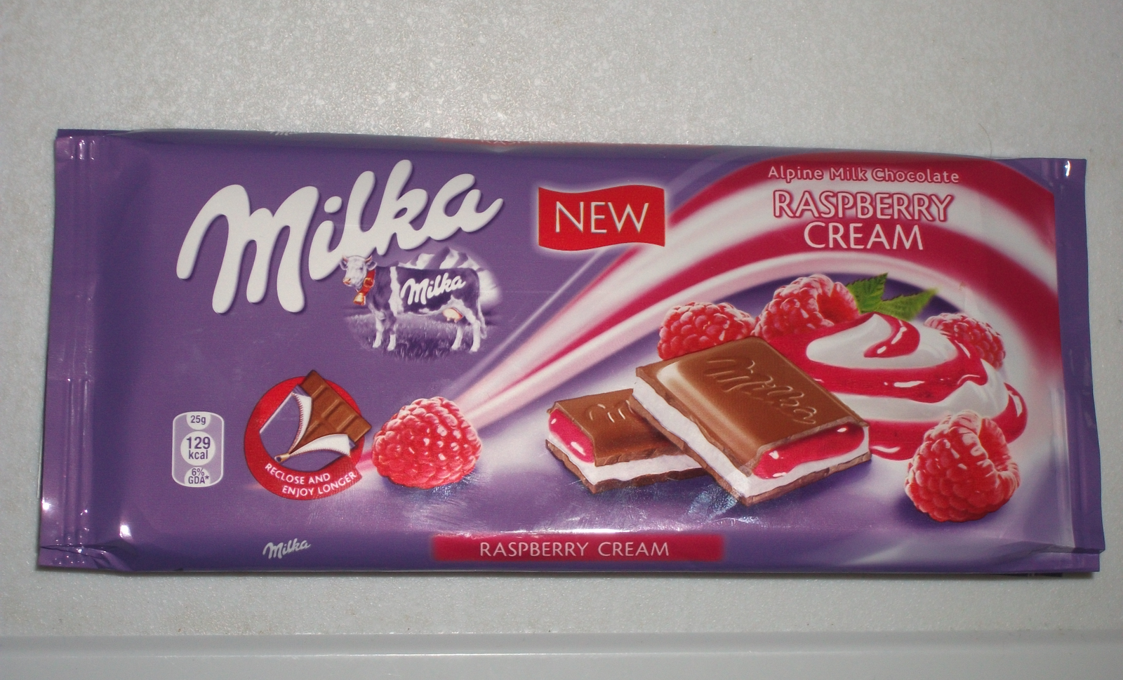 Milka Raspberry Cream
