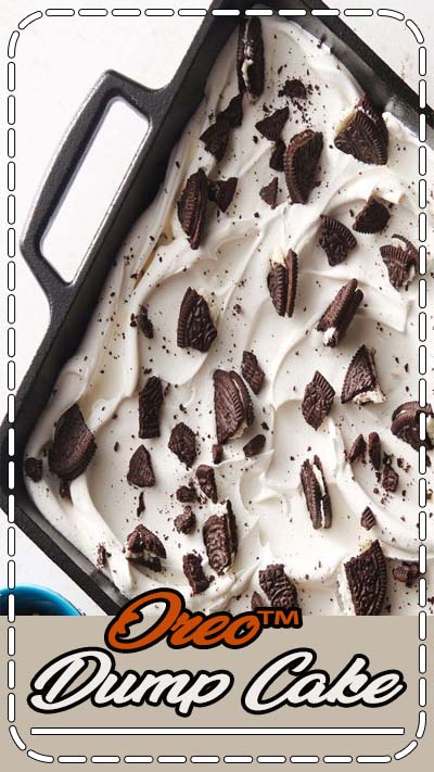 Calling all cookies and cream lovers! This easy Oreo™ dump cake is for you.