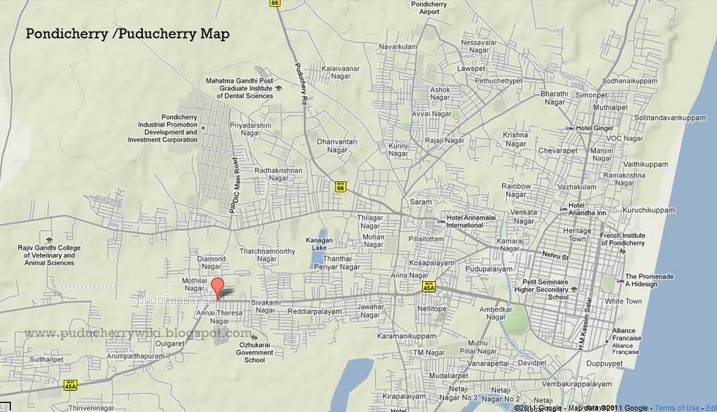 Puducherry Informations MAPS puducherry-informations-maps