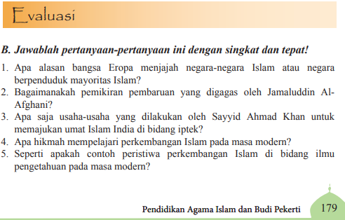 Jawaban Esai Penilaian Pecahan 10 Pai Halaman 179 Kelas 11 Pembaru Islam Belajar Belajar Wirausaha