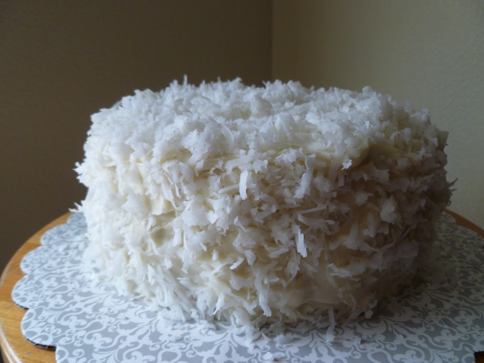 The Pastry Chef's Baking Coconut Cake with Cream Cheese Frosting