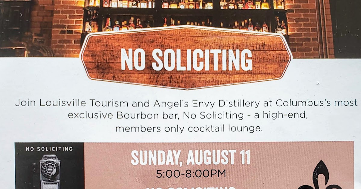 Columbus Bourbon A Look Inside 'No Soliciting', A Private Bourbon Bar