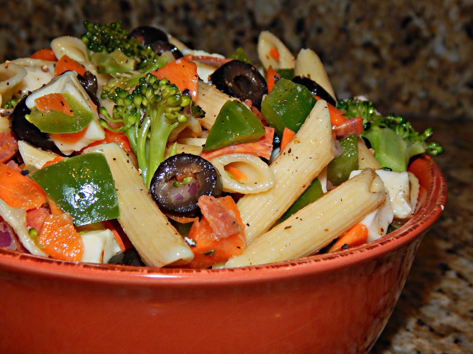 Valerie's Attempt at Pondering Pepperoni, Mozzarella & Broccoli Pasta