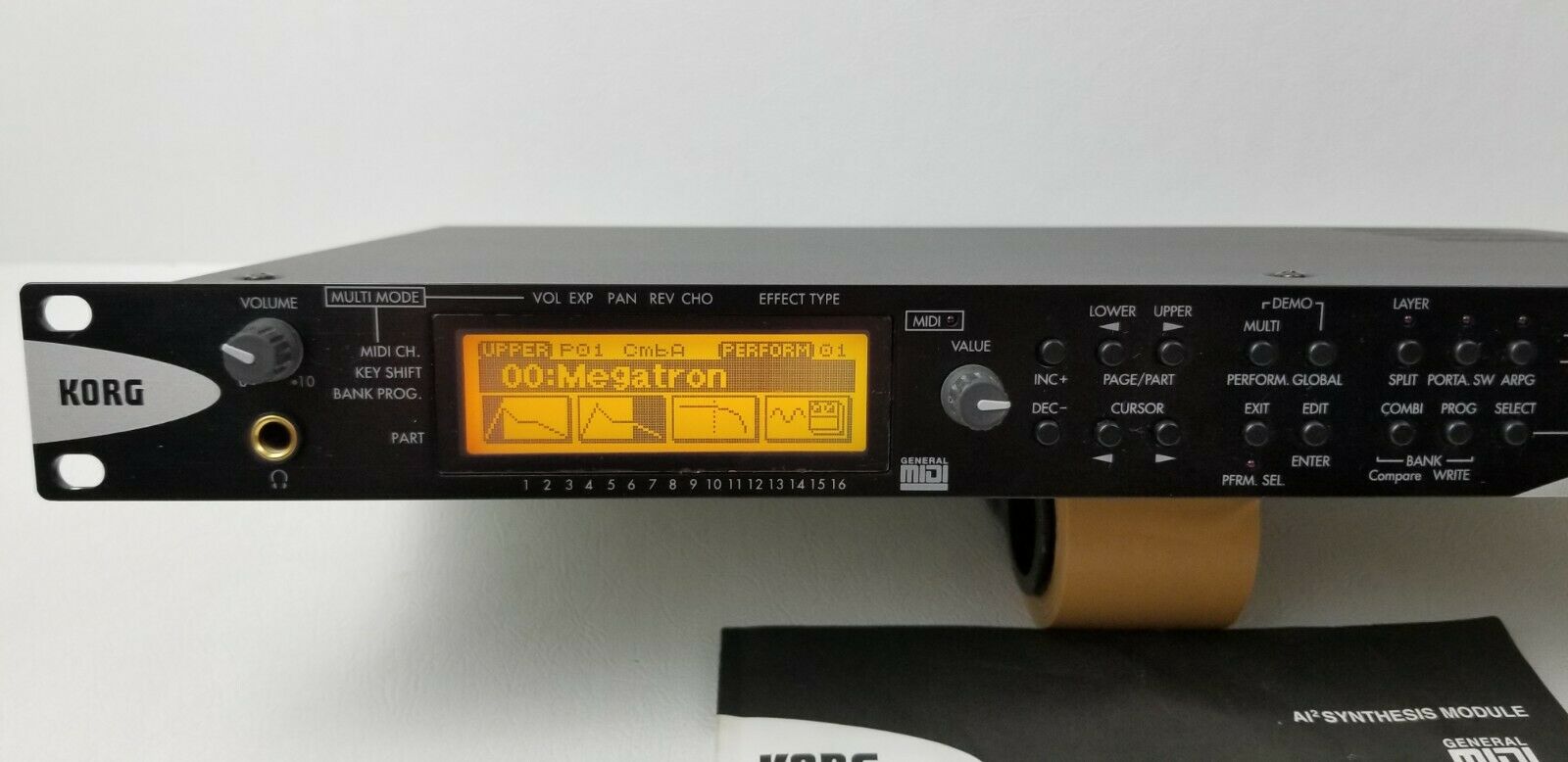 MATRIXSYNTH N1R Rack Mount Synthesizer SN 001416