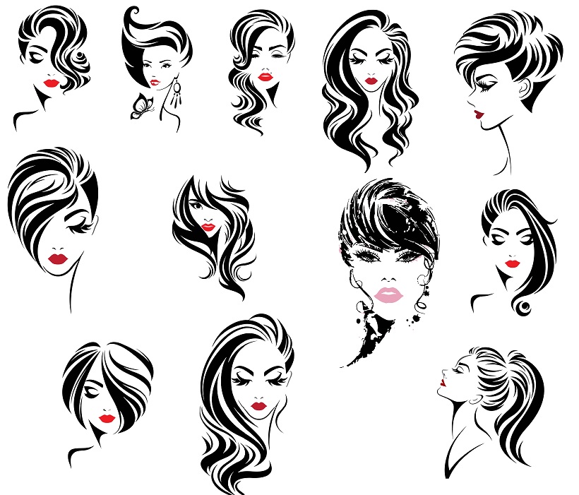 digitalfil Woman Head Face svg,cut files,silhouette clipart,vinyl