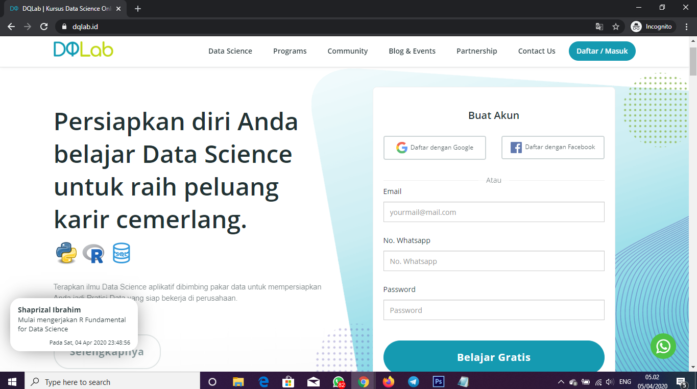 Cara Mendapatkan Sertifikat Data Science Gratis Tips If