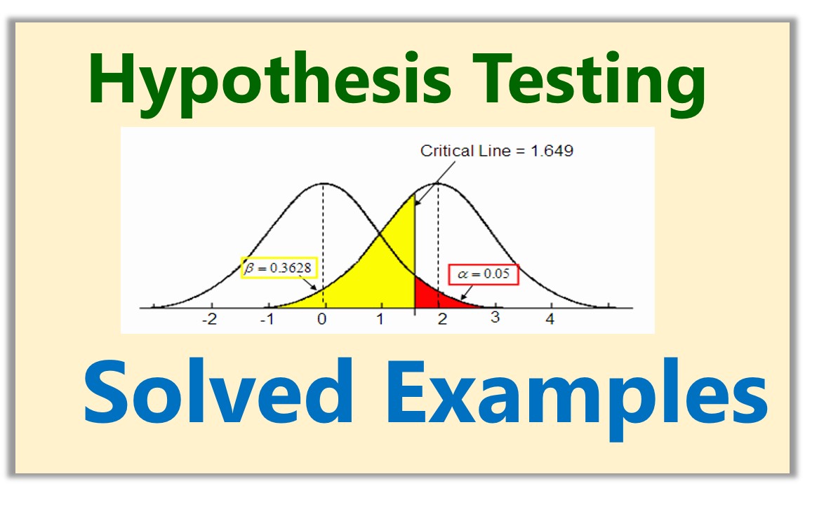 do hypothesis testing