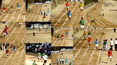 A to D teams ‘B’ Division Relay  collage.