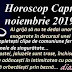 Horoscop Capricorn noiembrie 2019