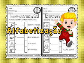 atividades educativas, formar frases