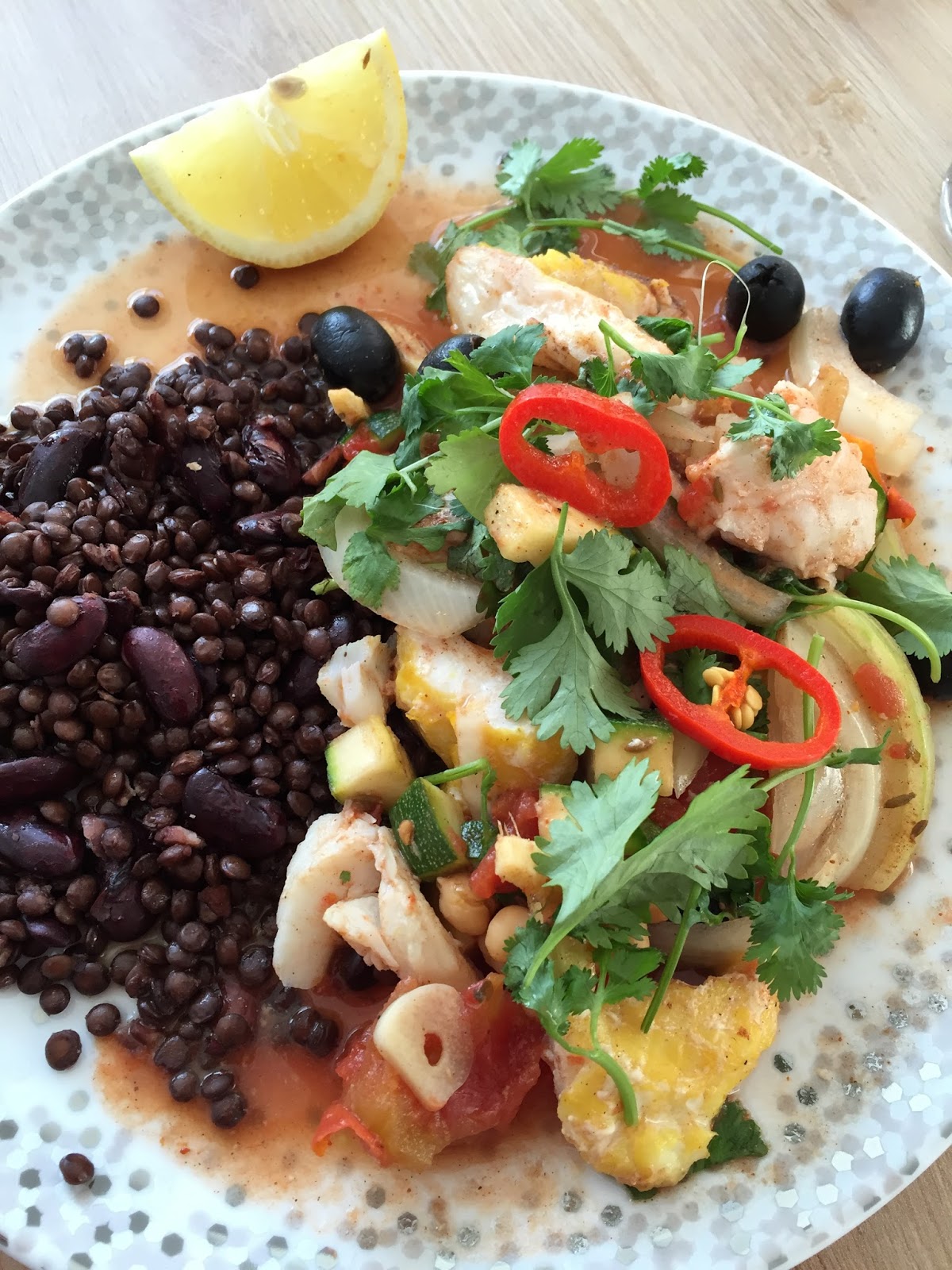 Bistro Becs and Family Quick and Chunky Cod Tagine