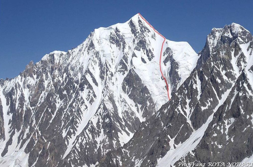 Summit Muhammad Ali Jinnah peak in Gilgit-Baltistan. Jinnah Peak 6177 m Sooth Gah border of Yarkhun, Chitral and Ishkoman valley Gilgit-Baltistan. longest Chiantar glacier Gilgit-Baltistan Pakistan