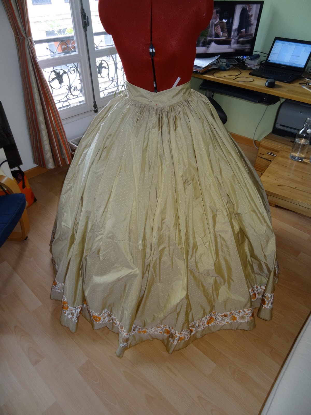 Jupe Crinoline Pour Fille - Avec 3 Cerceaux En Acier, Taille Réglable, Pour Robe De Mariée Ou Fête