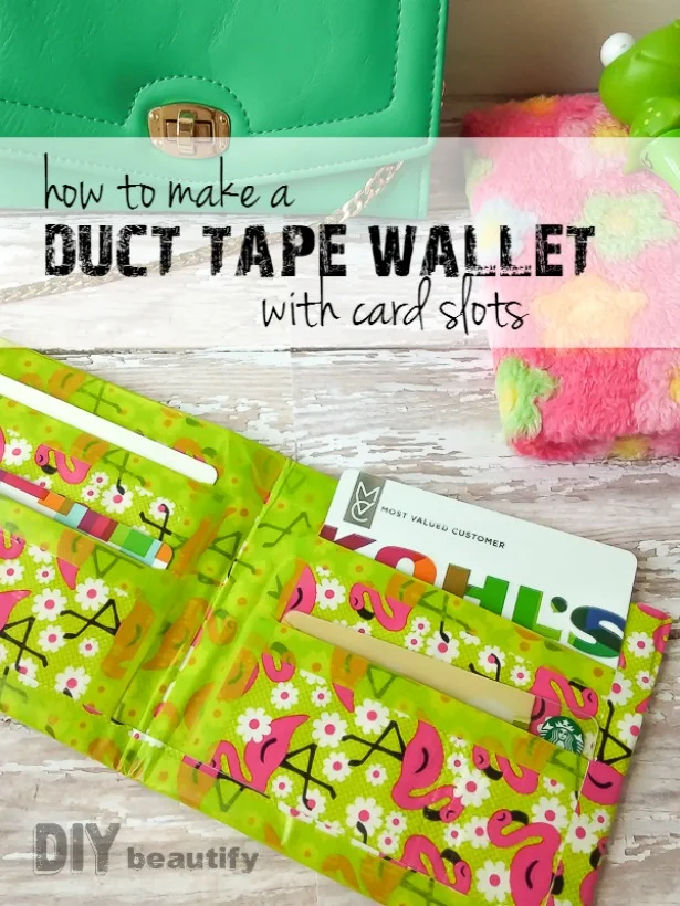 How to Make a Duct Tape Wallet - DIY Beautify - Creating Beauty at Home