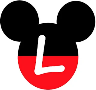 Abecedario en Cabezas de Mickey Mouse. Mickey Heads with Alphabet. 