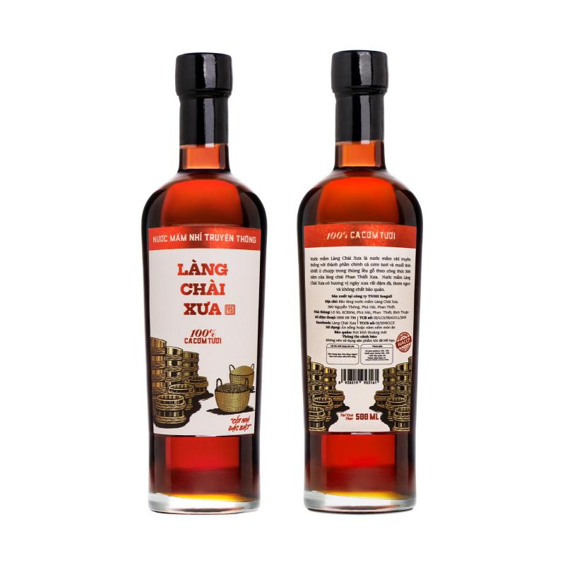 Nước Mắm Nhỉ 30 Độ Đạm Làng Chài Xưa Truyền Thống Nhãn Đỏ 500Ml