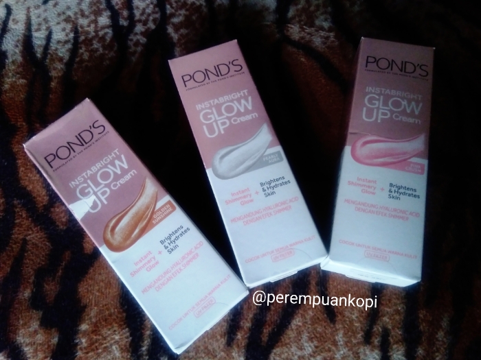 Review Pond S Instabright Glow Up Cream Bikin Kulit Glowing Seketika Perempuan Kopi