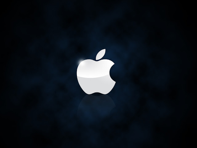 apple logo clouds