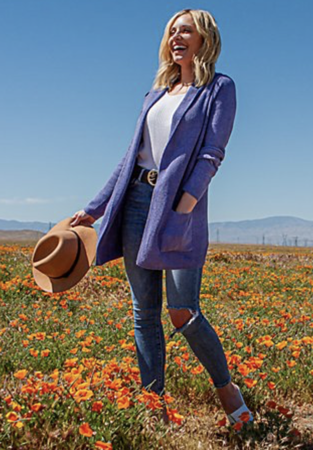 barefoot dreams cozychic ultra lite hooded ribbed cardi