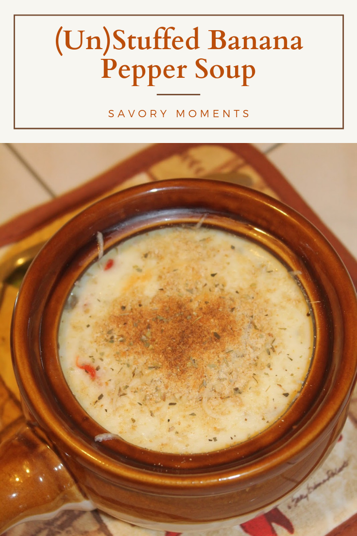 Savory Moments (Un)Stuffed banana pepper soup