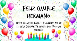 🥳 Imágenes y Tarjetas De Feliz Cumpleaños Hermano