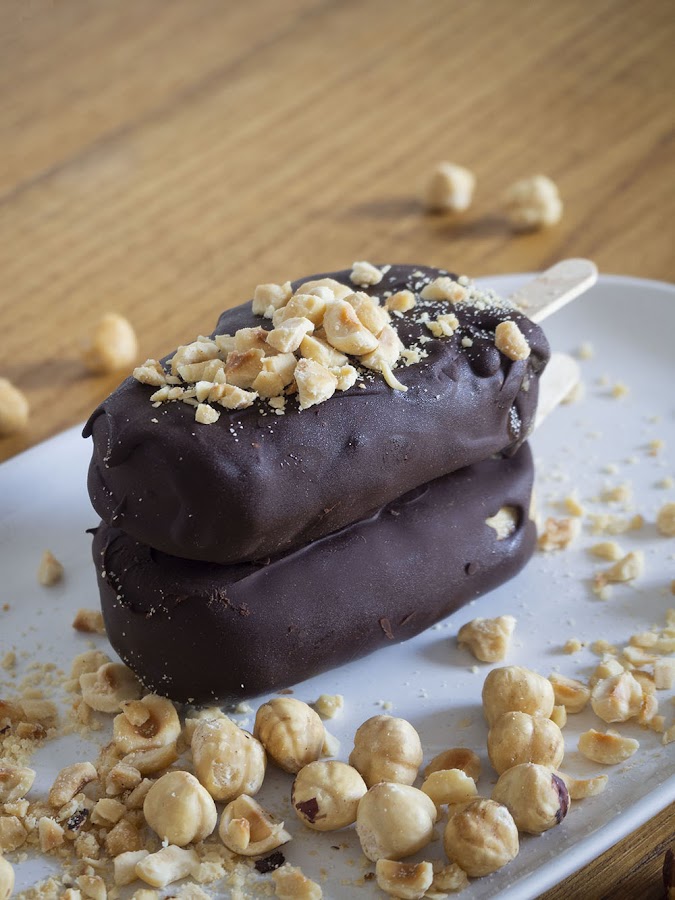 Helado saludable de plátano y mango _3